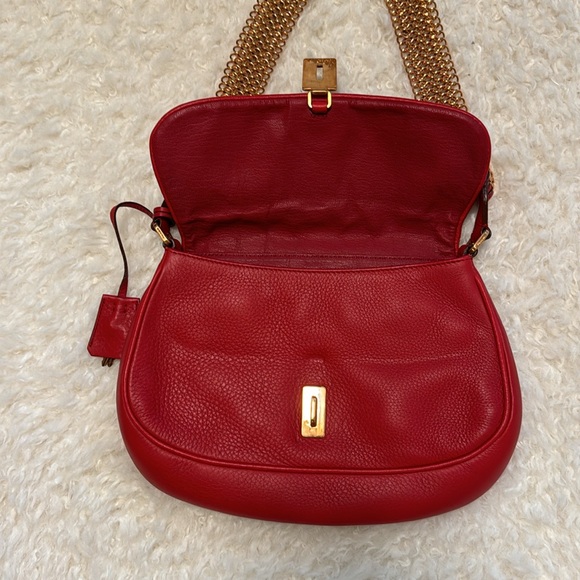NWT Prada red leather chain bag - Awesome! - Picture 6 of 12